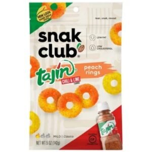 SNACK CLUB TAJIN MANGO RINGS 64G