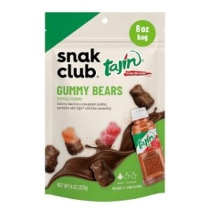 SNACK CLUB TAJIN CHOCOLATEY GUMMY BEARS 57G