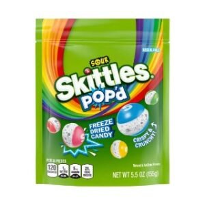 SKITTLES POPD FREEZE DREID CANDY SOUR 155G
