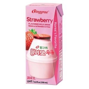 Binggrae Strawberry Flavored Milk Drink